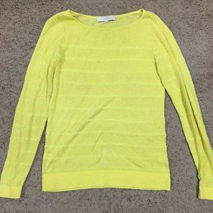 NWOT Ann Taylor Loft Yellow Sweater Size S